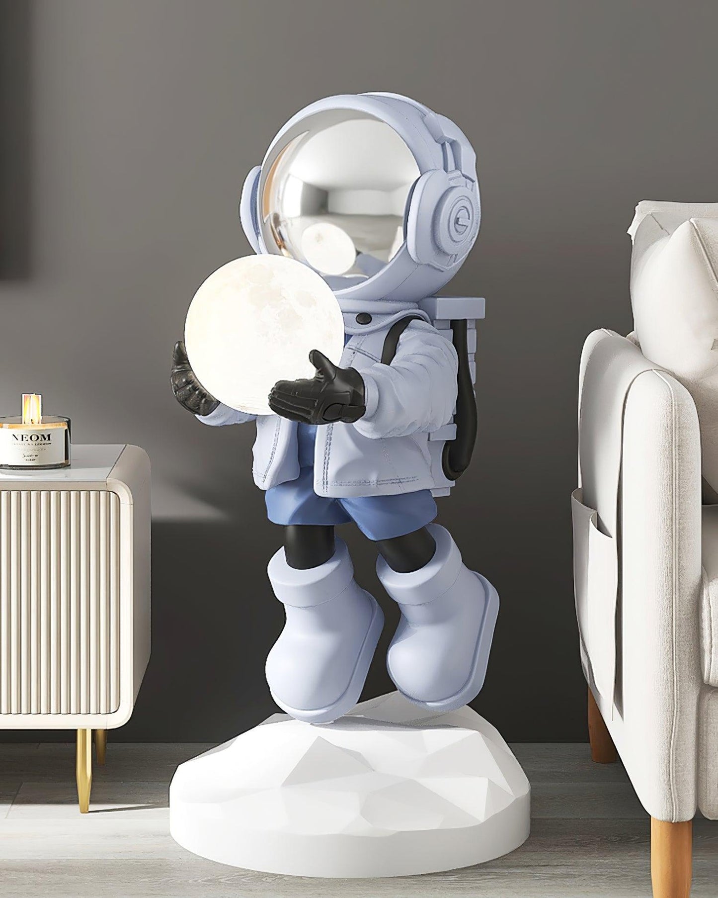 Fantasy Astronaut Built-in Battery Tall Lamp Floor Light