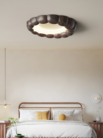 Faux Wood Ripple Ceiling fixture Ceiling Lamp