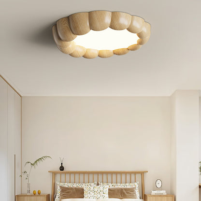 Faux Wood Ripple Ceiling fixture Ceiling Lamp