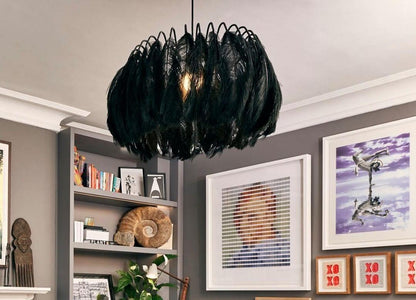 Feather Drop light Pendant Lamp