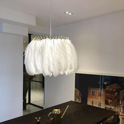 Feather Drop light Pendant Lamp