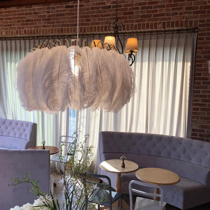 Feather Drop light Pendant Lamp