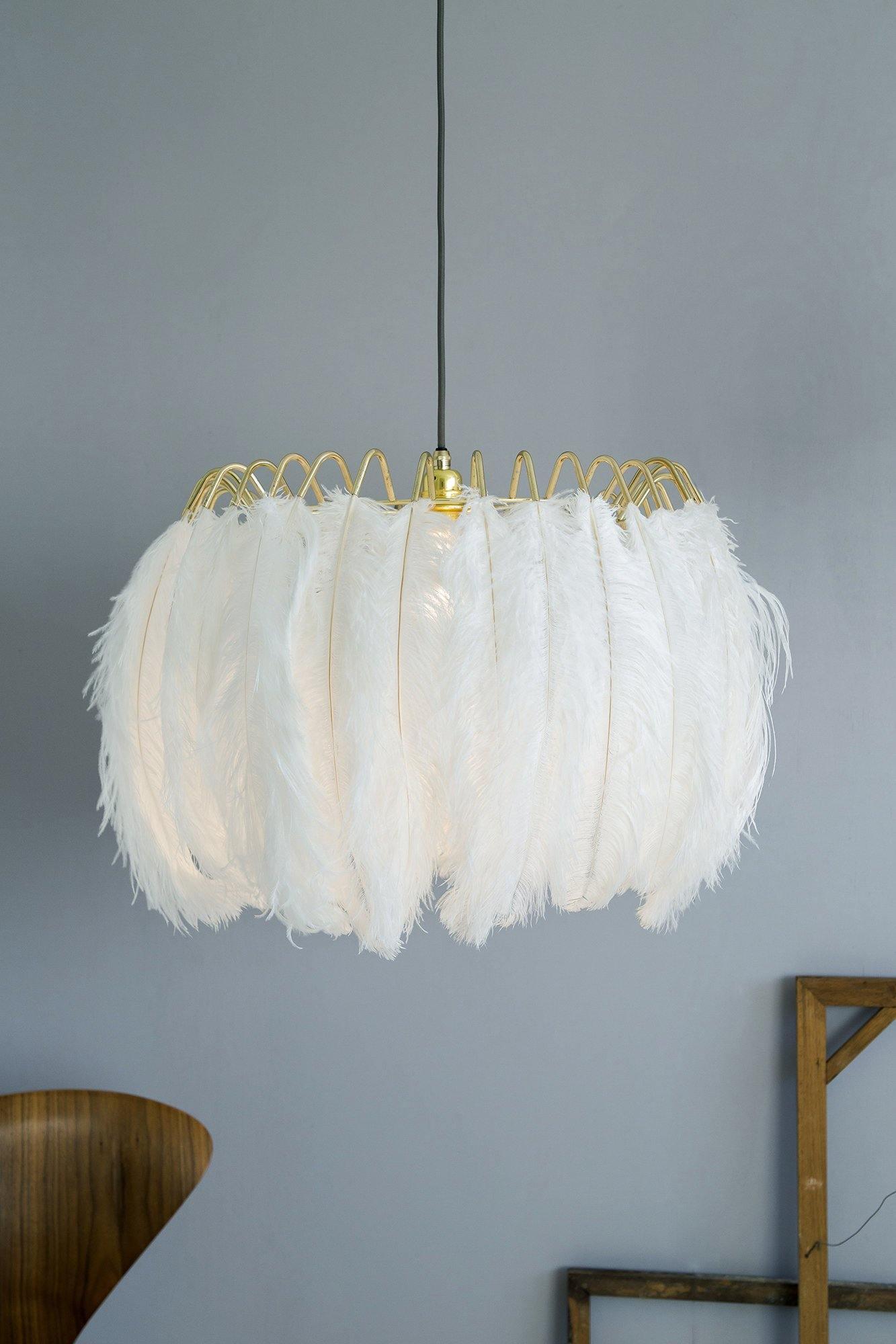 Feather Drop light Pendant Lamp