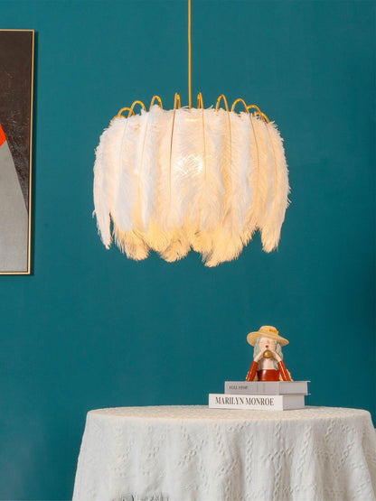 Feather Drop light Pendant Lamp