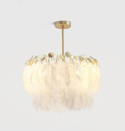 Feather Drop light Pendant Lamp