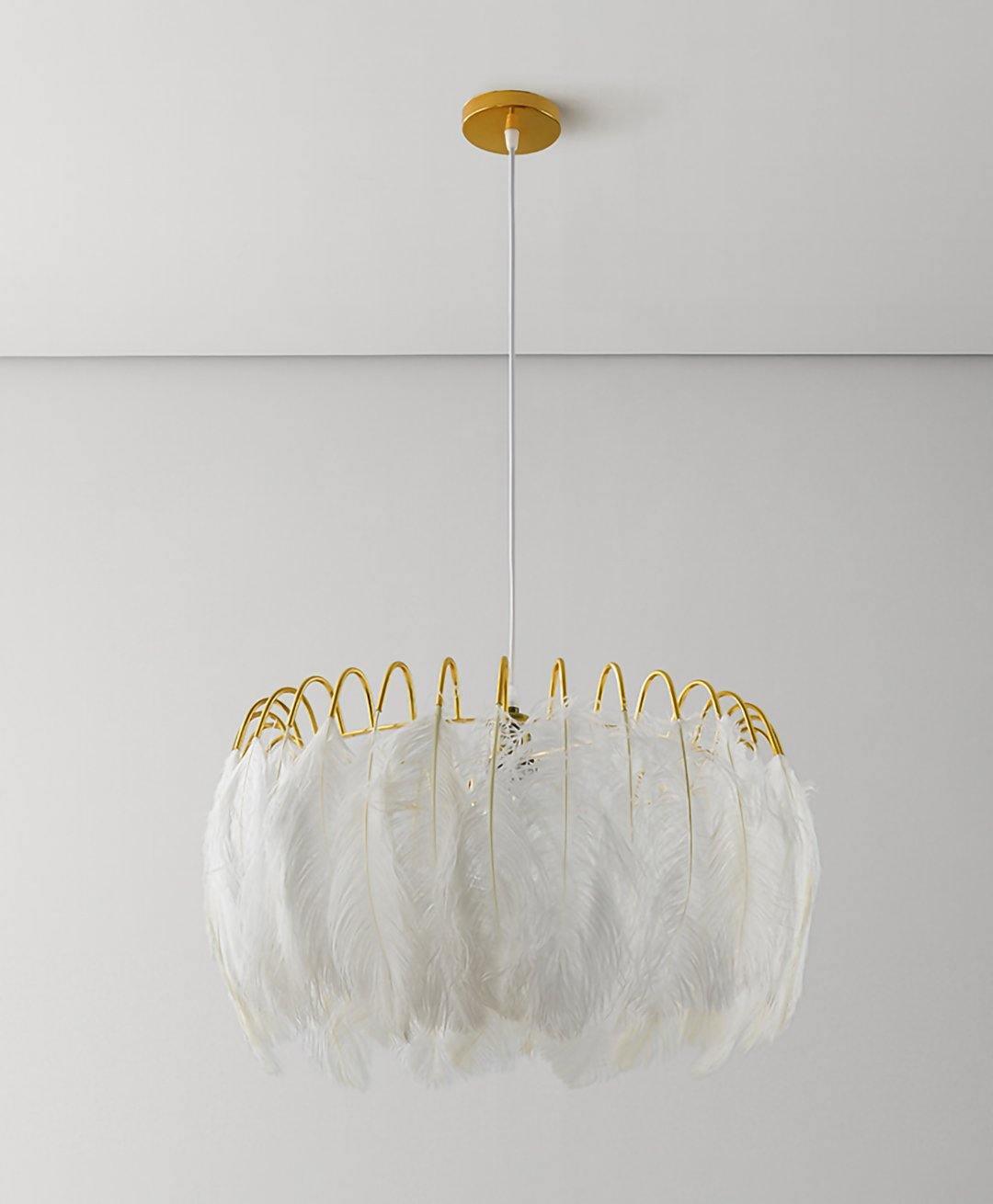 Feather Drop light Pendant Lamp