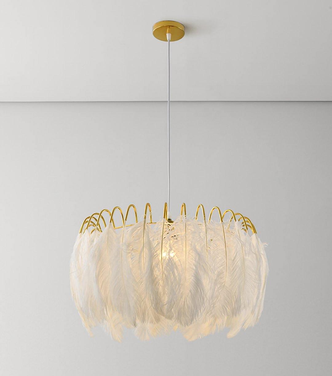 Feather Drop light Pendant Lamp