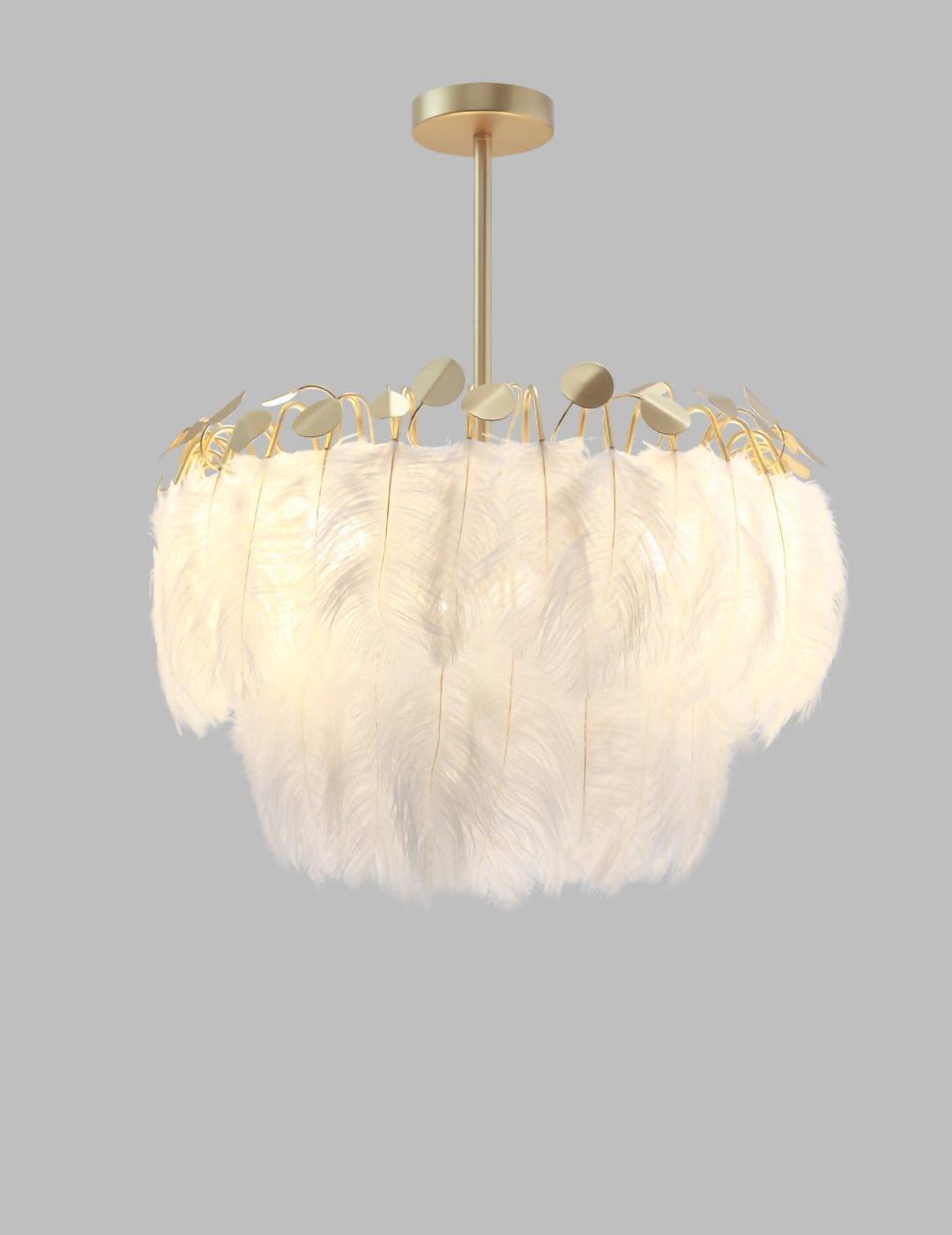 Feather Drop light Pendant Lamp