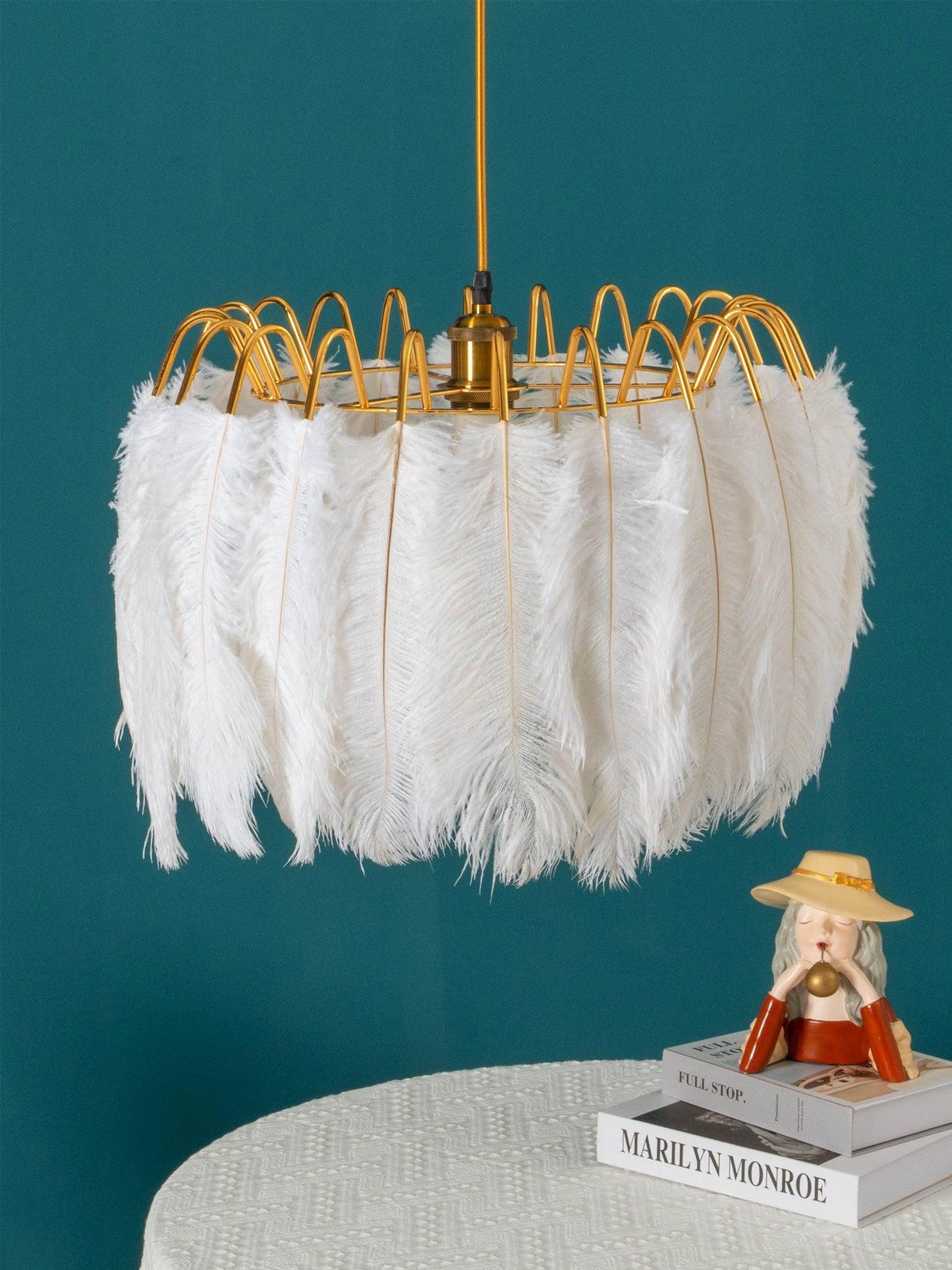 Feather Drop light Pendant Lamp