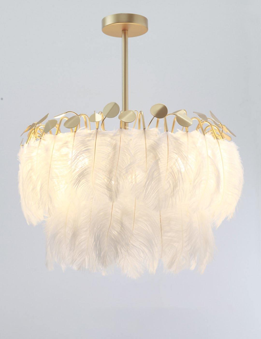 Feather Drop light Pendant Lamp