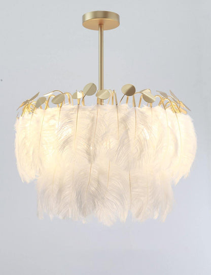 Feather Drop light Pendant Lamp