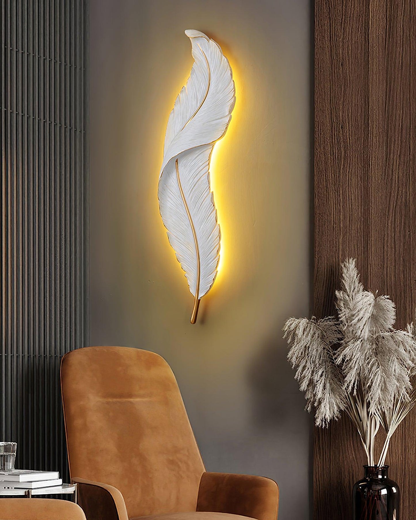 Feather Wall light fixture Wall Lamp