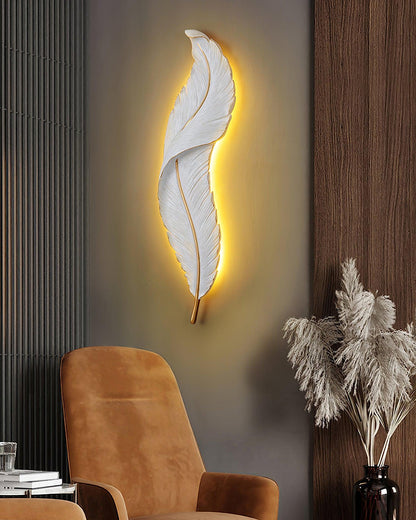 Feather Wall light fixture Wall Lamp