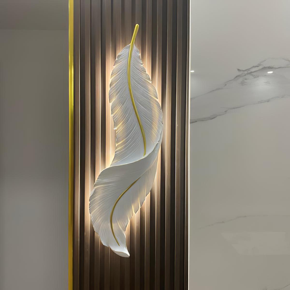 Feather Wall light fixture Wall Lamp