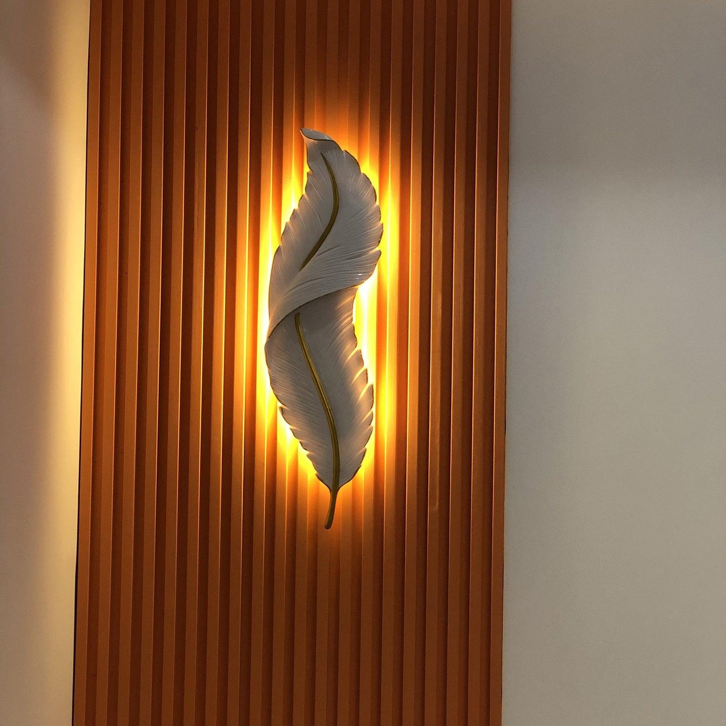 Feather Wall light fixture Wall Lamp