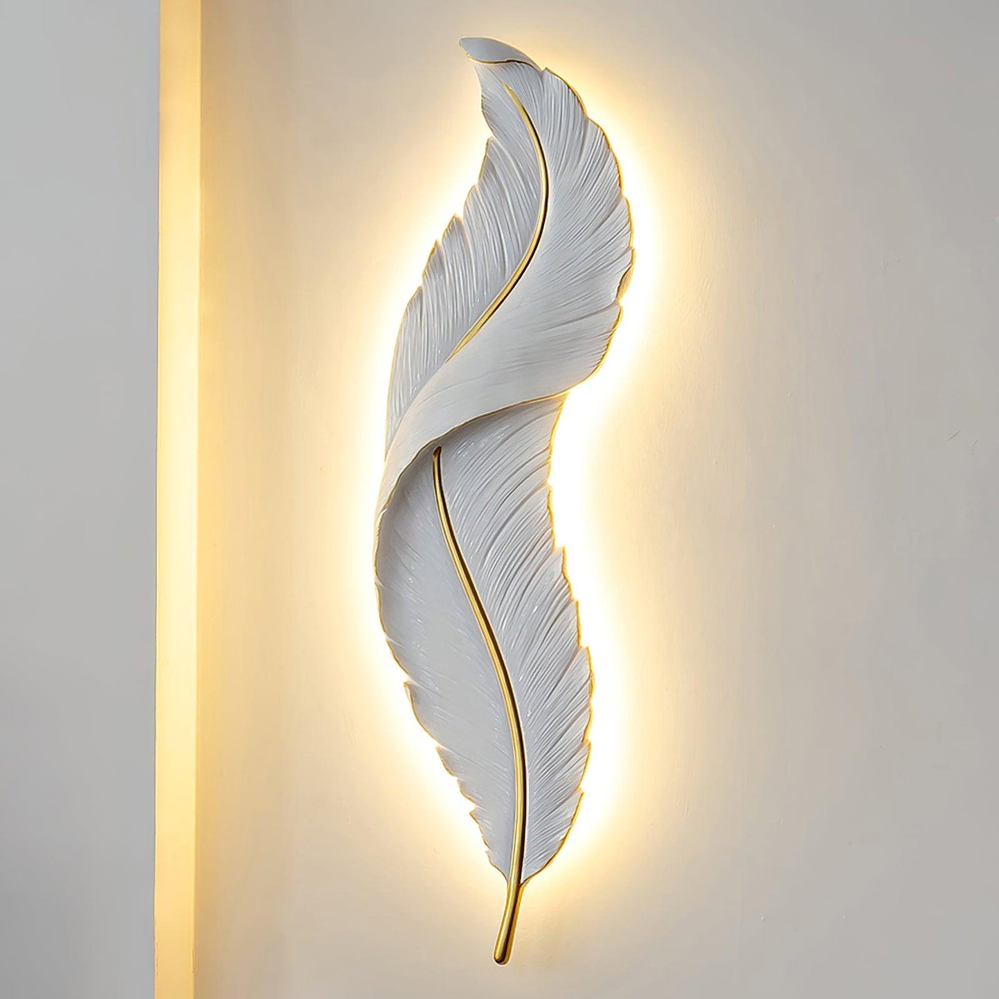 Feather Wall light fixture Wall Lamp