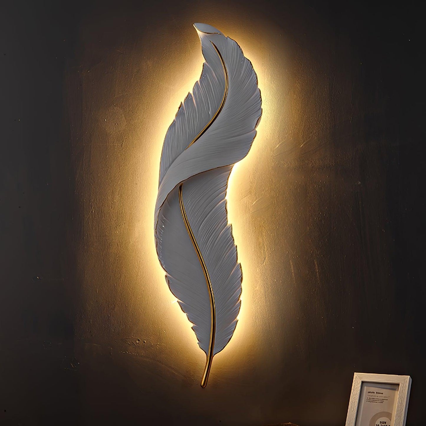 Feather Wall light fixture Wall Lamp