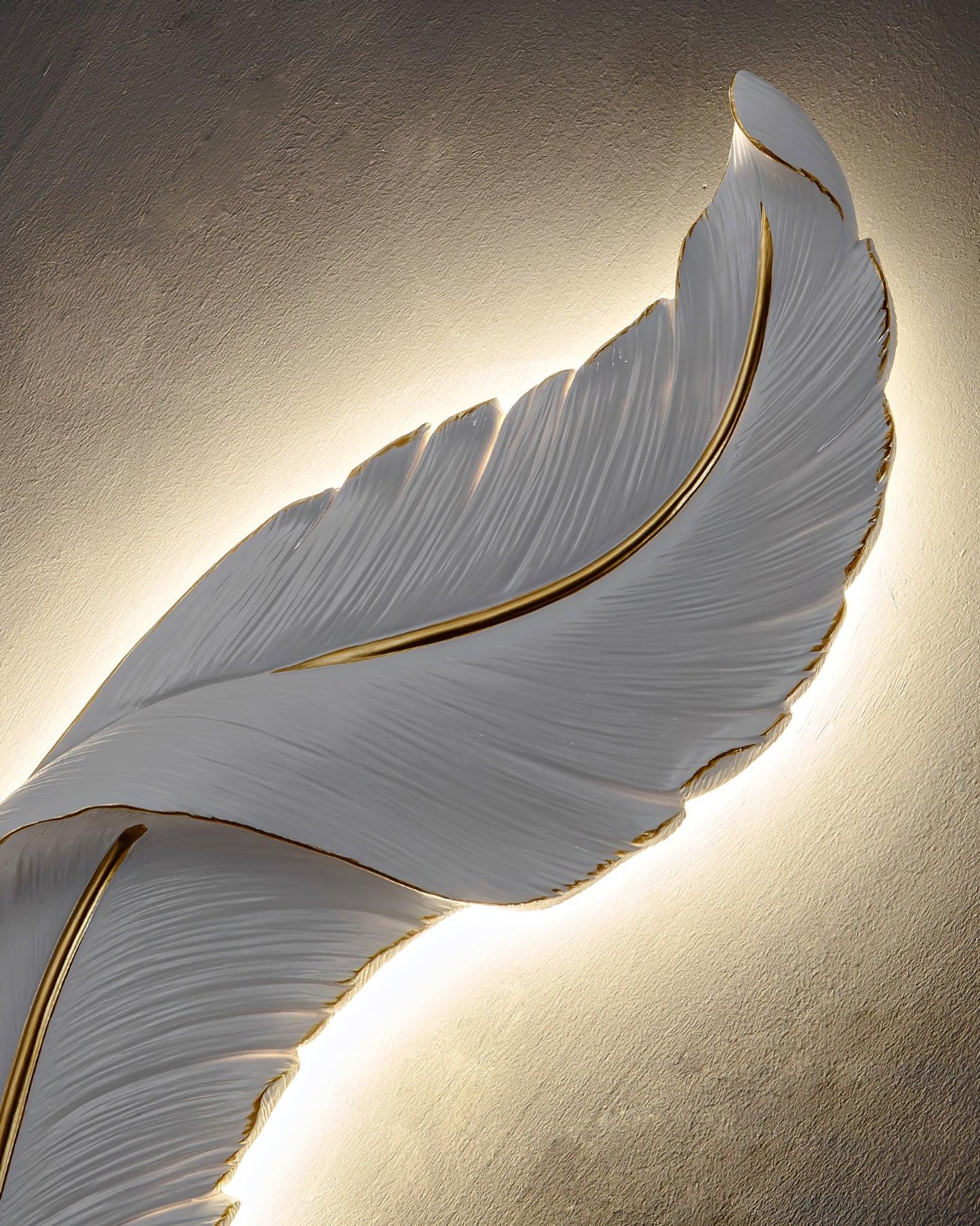 Feather Wall light fixture Wall Lamp