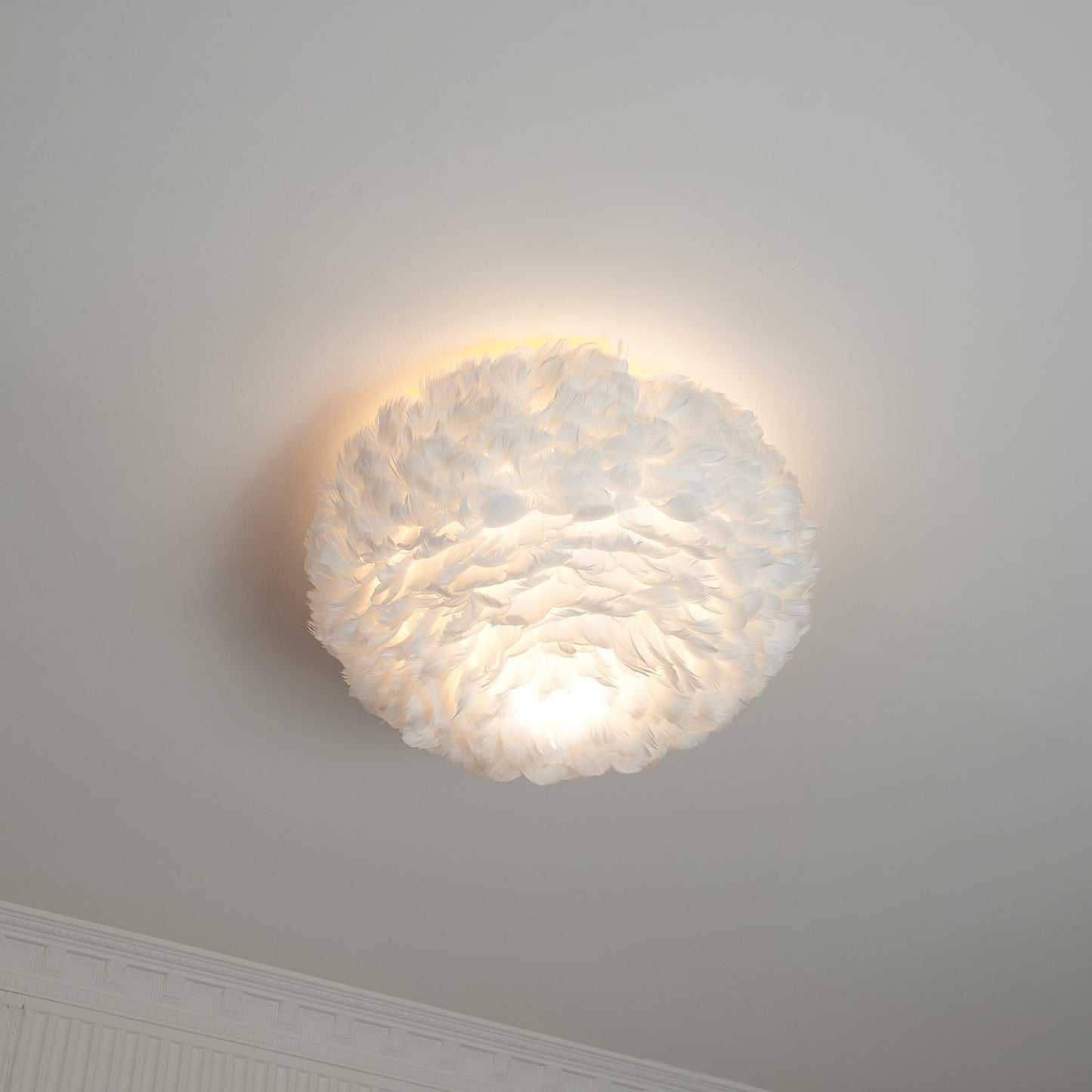 Feathered Overhead fixture Ceiling Lamp