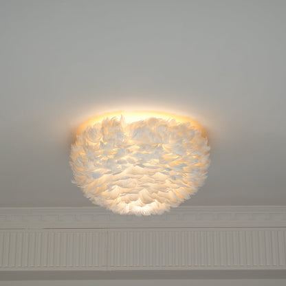 Feathered Overhead fixture Ceiling Lamp