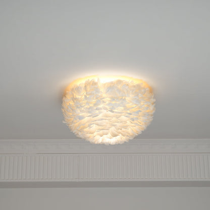 Feathered Overhead fixture Ceiling Lamp