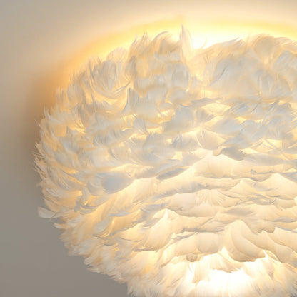 Feathered Overhead fixture Ceiling Lamp