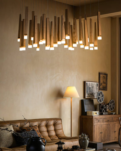 Firewood Stick Ceiling fixture Chandelier