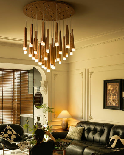 Firewood Stick Ceiling fixture Chandelier