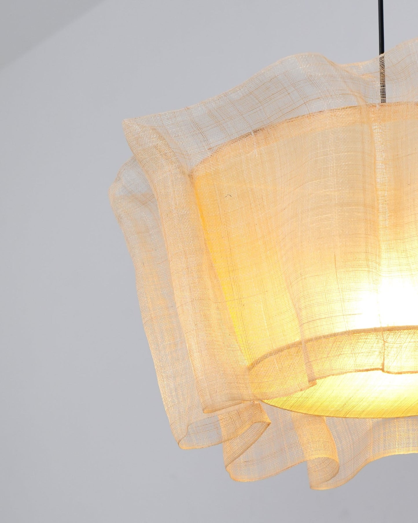 Flaxen Weave Droplight Pendant Lamp