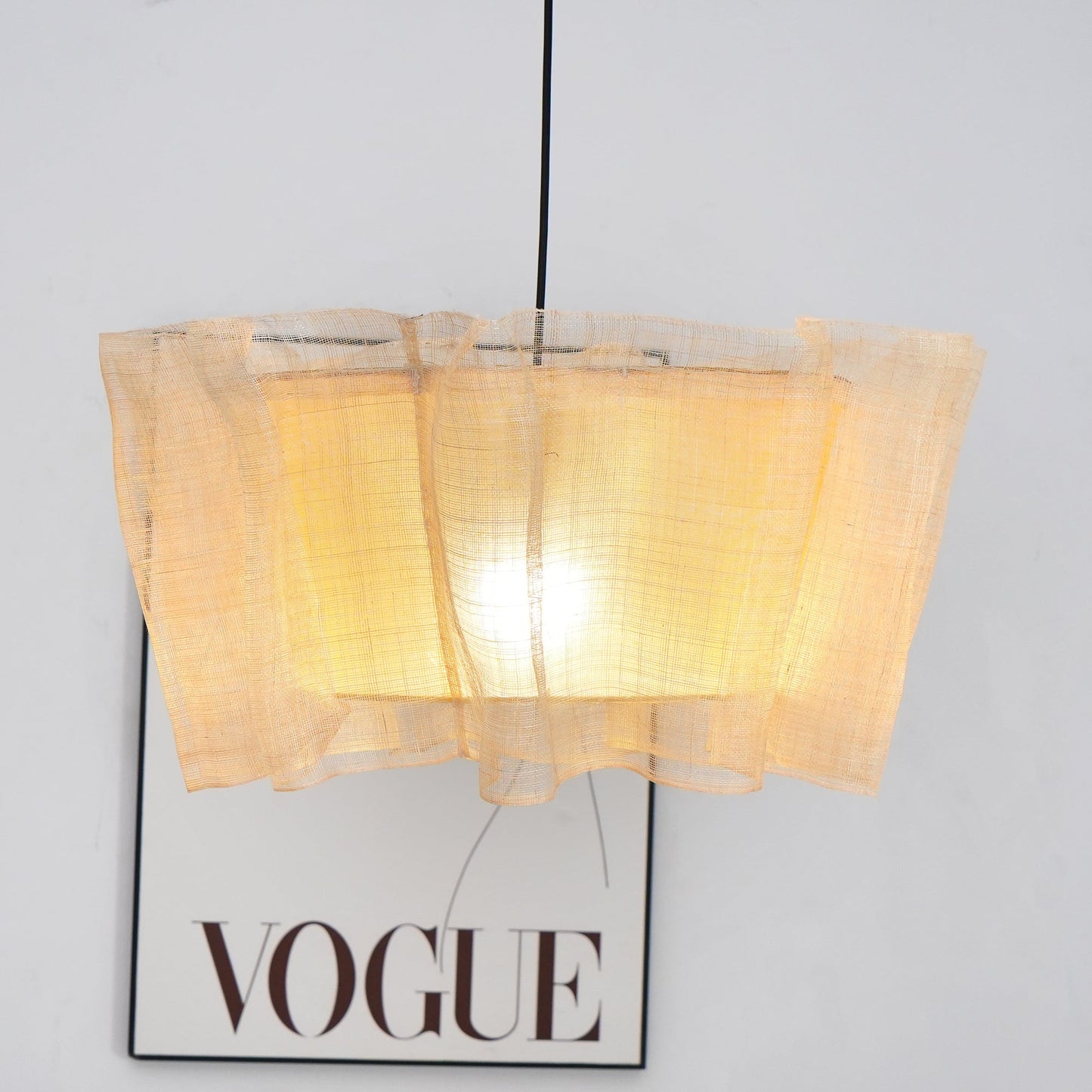 Flaxen Weave Droplight Pendant Lamp