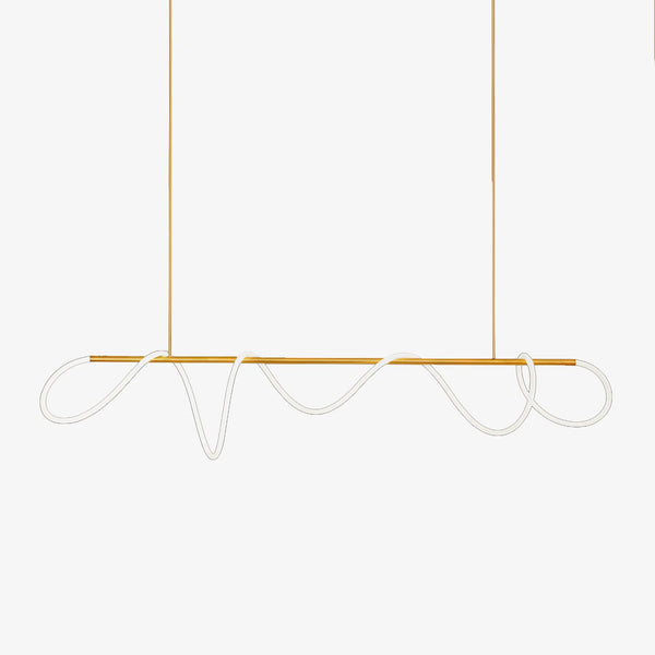 Flexible Linear Curve Crown Chandelier