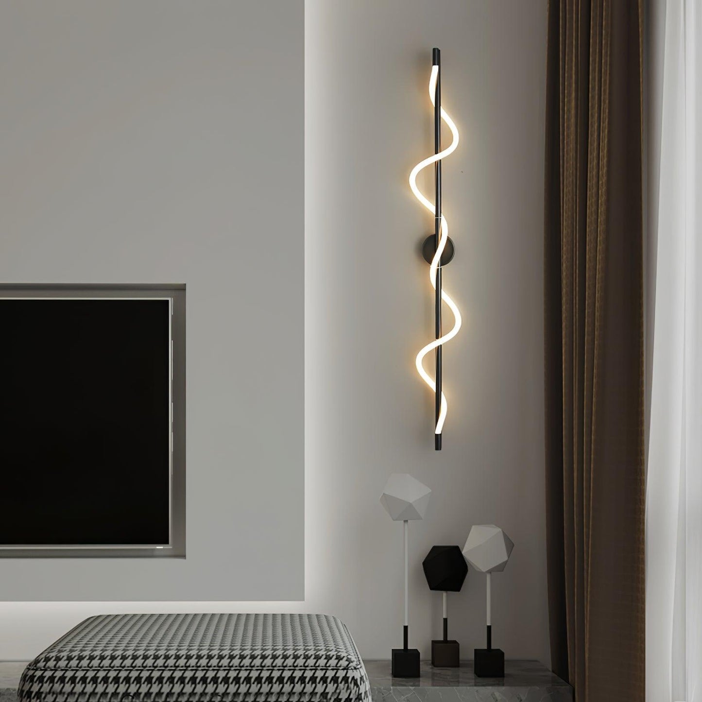 Flexible Linear Curve Lamp bracket Wall Lamp