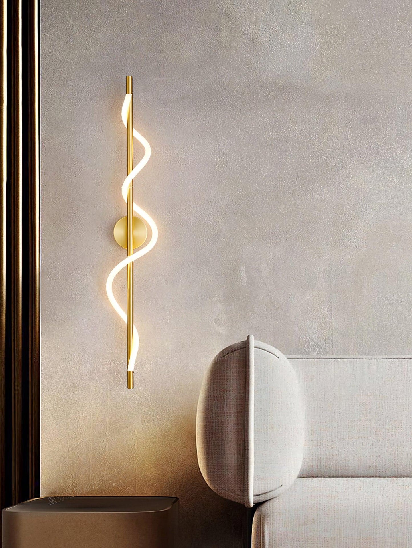 Flexible Linear Curve Lamp bracket Wall Lamp