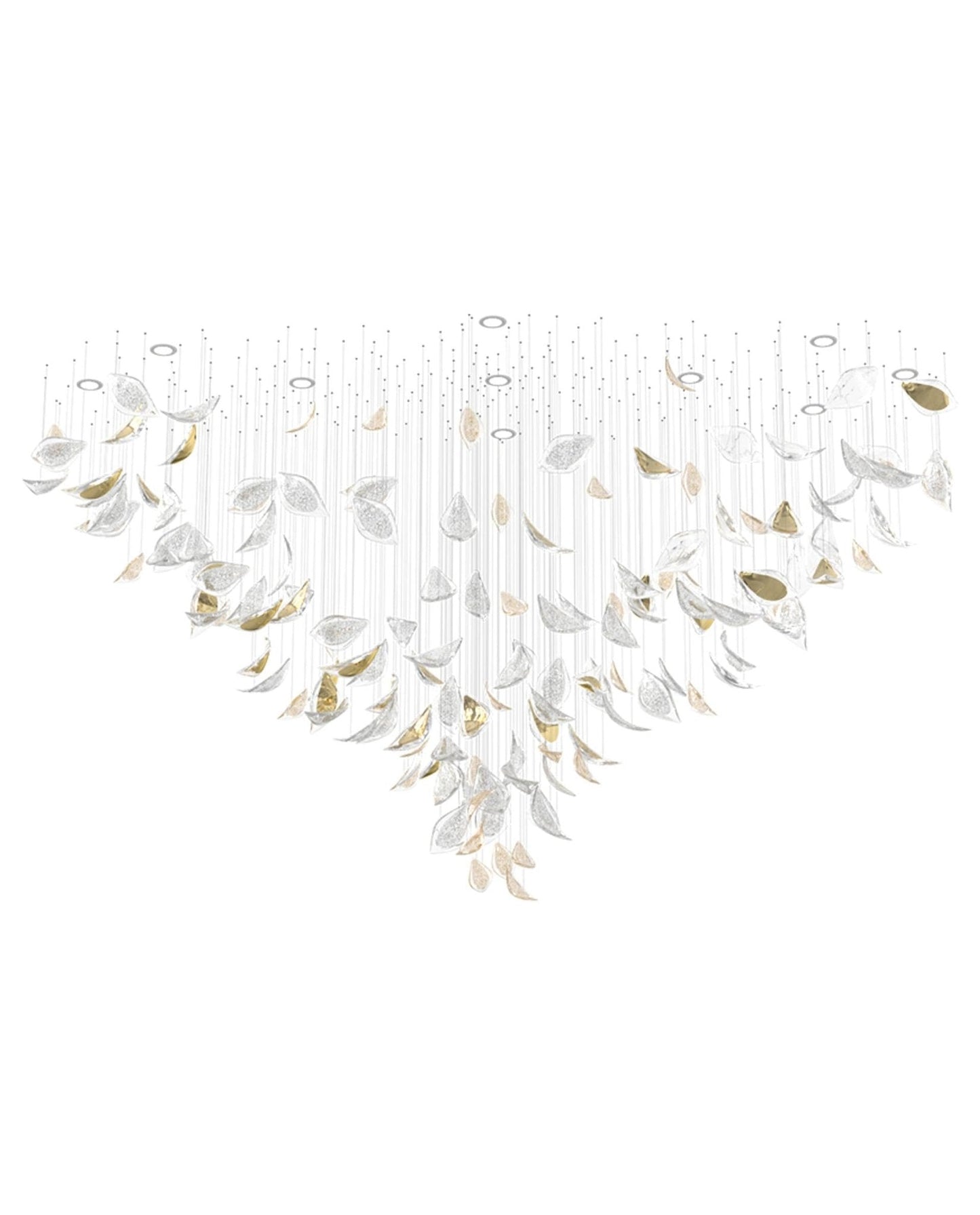 Floating Leaves Ceiling fixture Chandelier