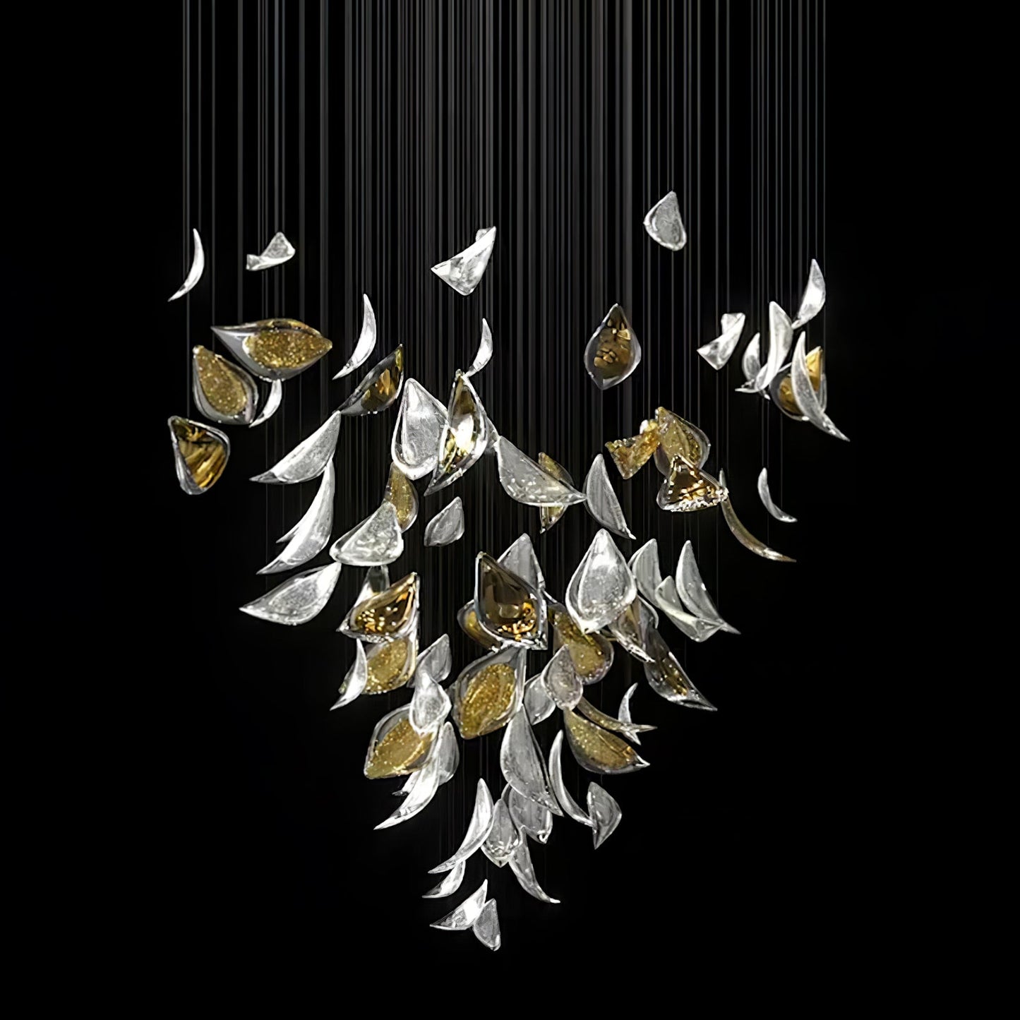 Floating Leaves Ceiling fixture Chandelier