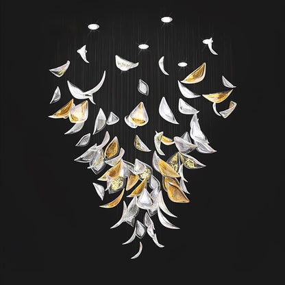 Floating Leaves Ceiling fixture Chandelier