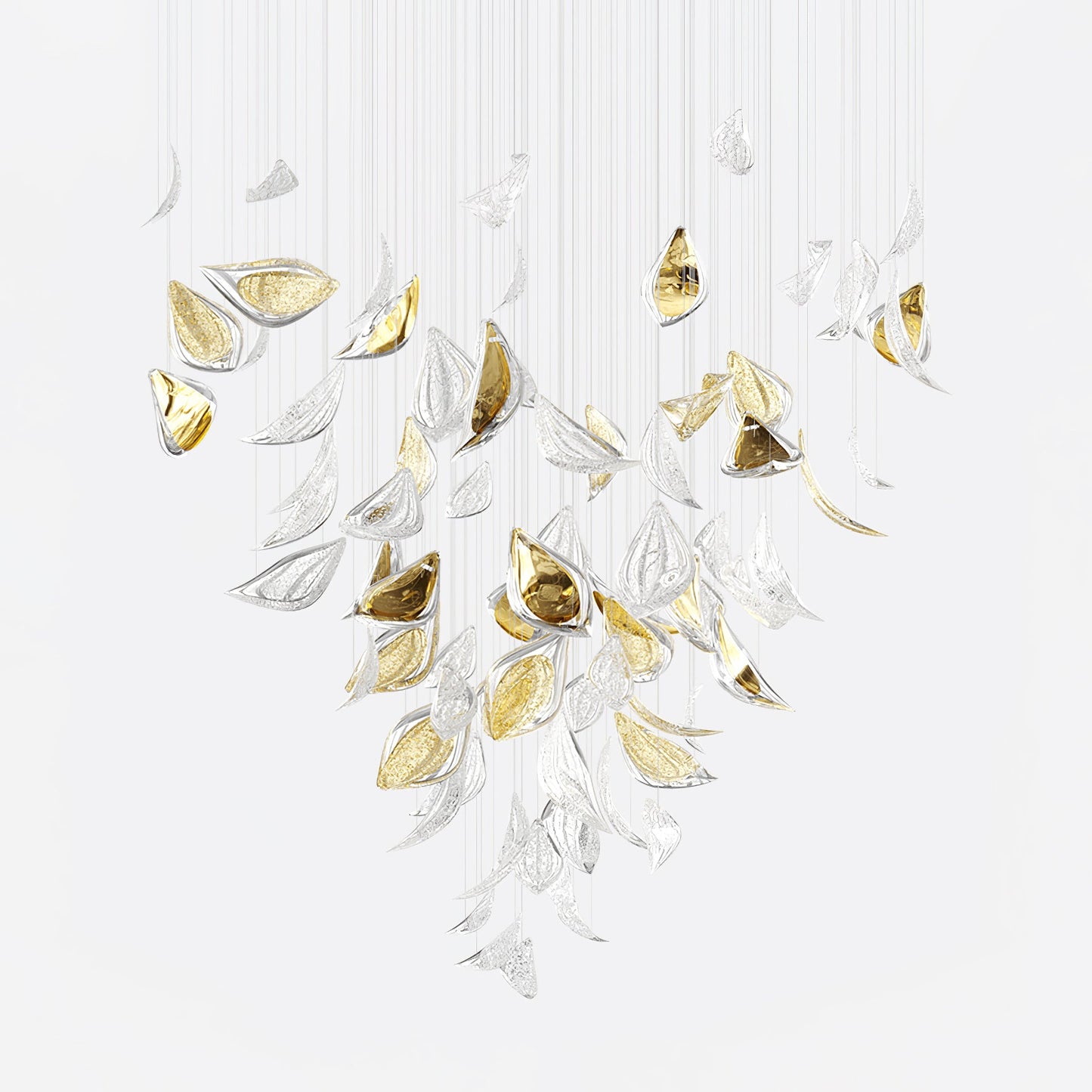 Floating Leaves Ceiling fixture Chandelier