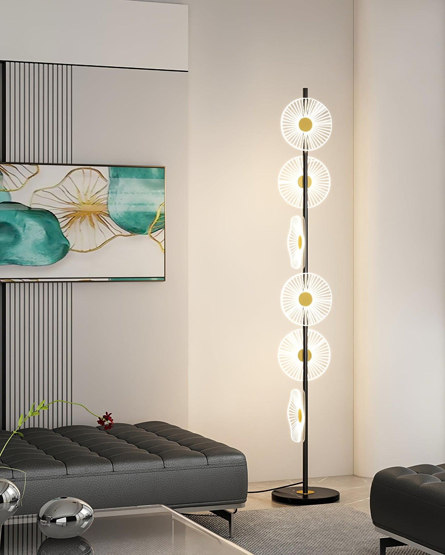 Floating Raindrop Accent Lamp Floor Lamp