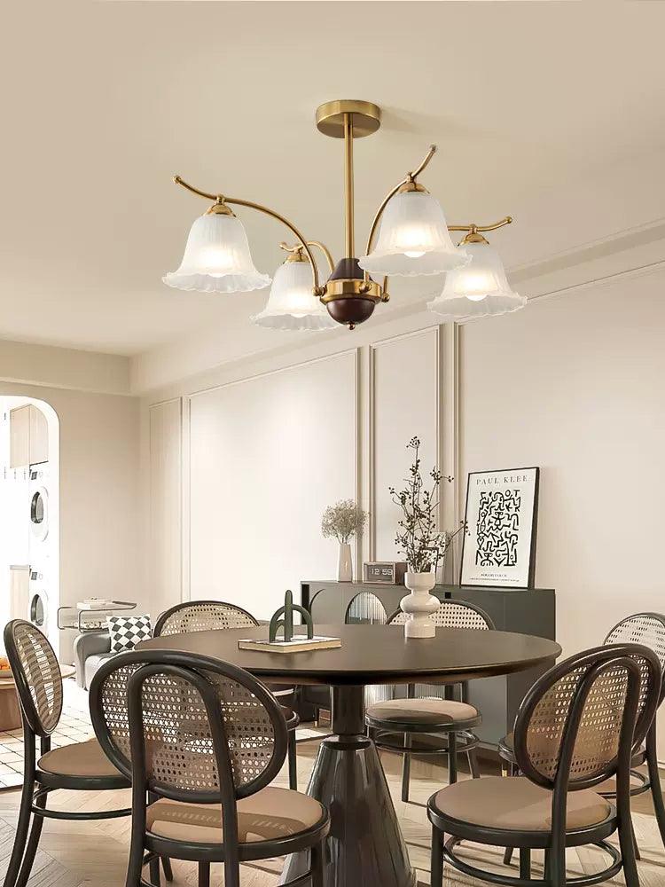 Flora Brass Ceiling fixture Chandelier