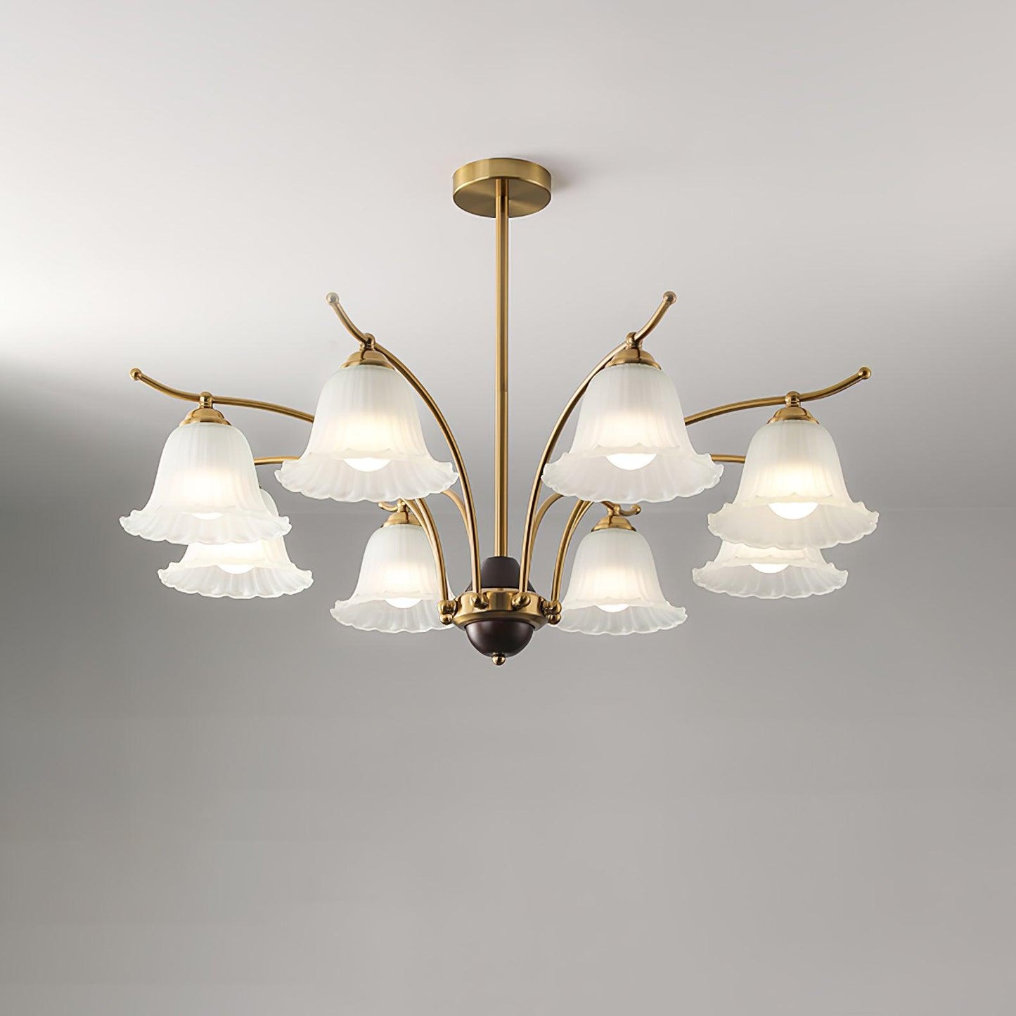 Flora Brass Ceiling fixture Chandelier