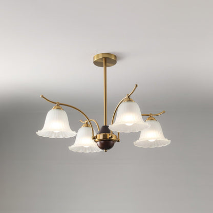 Flora Brass Ceiling fixture Chandelier