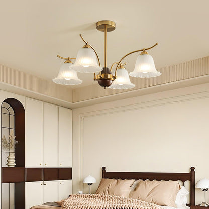 Flora Brass Ceiling fixture Chandelier