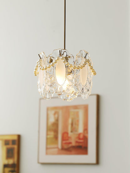 Floral Glass Houselight Pendant Lamp