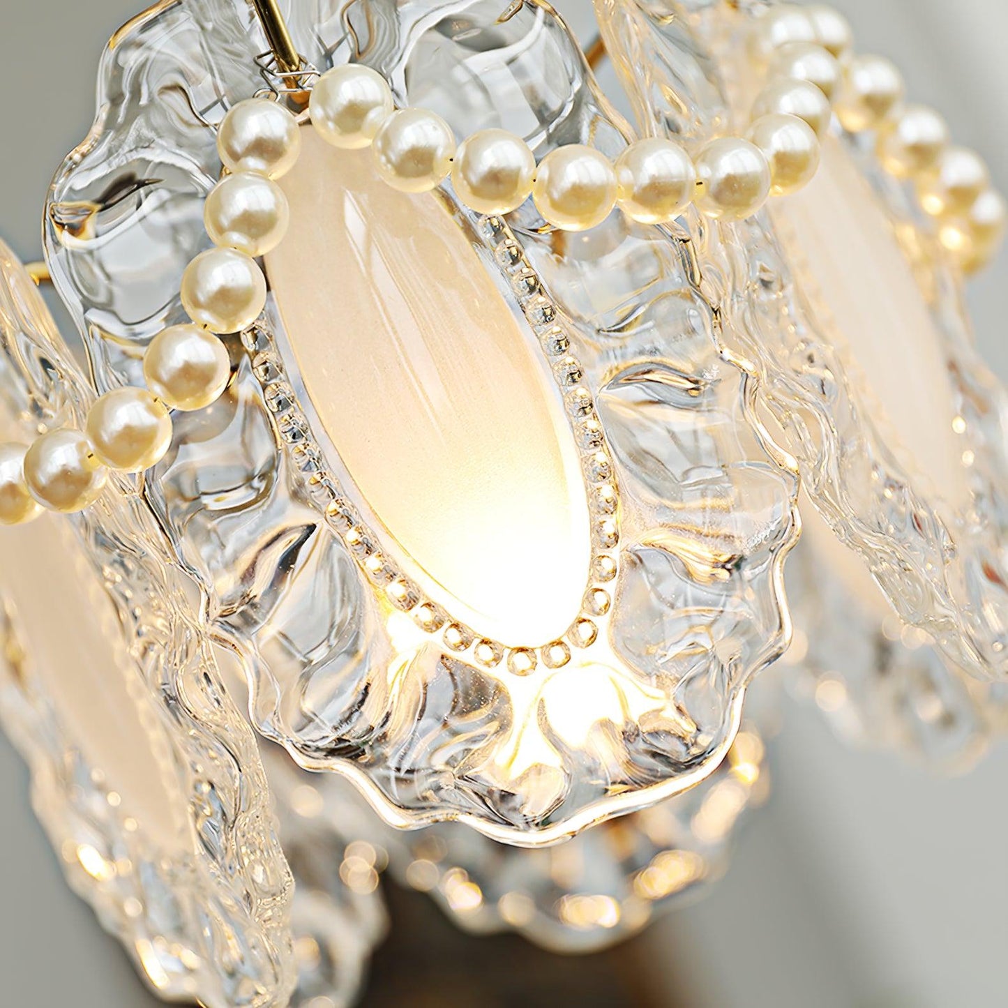 Floral Glass Houselight Pendant Lamp