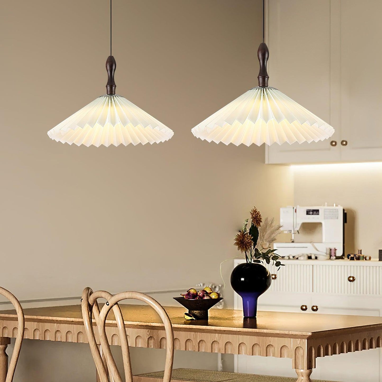 Flower Paper Droplight Pendant Lamp