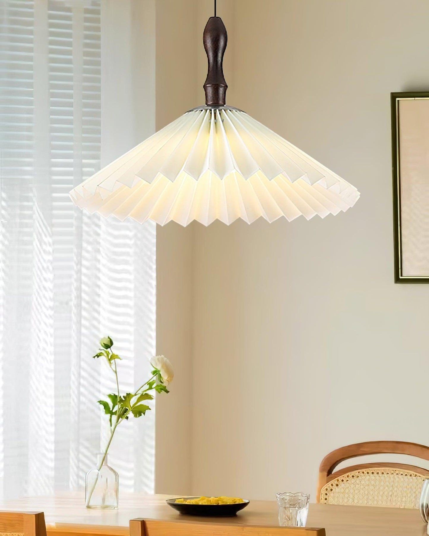 Flower Paper Droplight Pendant Lamp