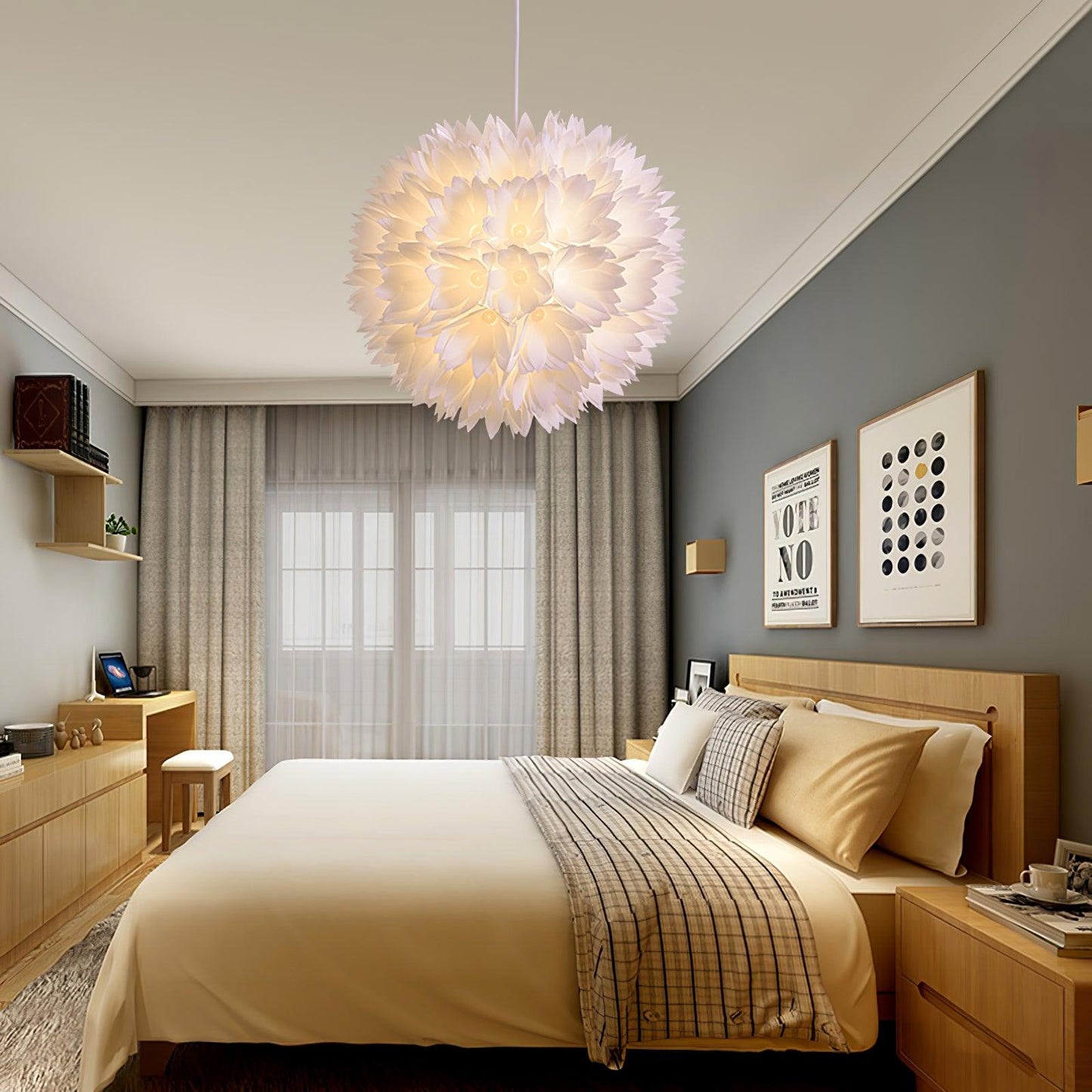 Flowers Ball Drop light Pendant Light