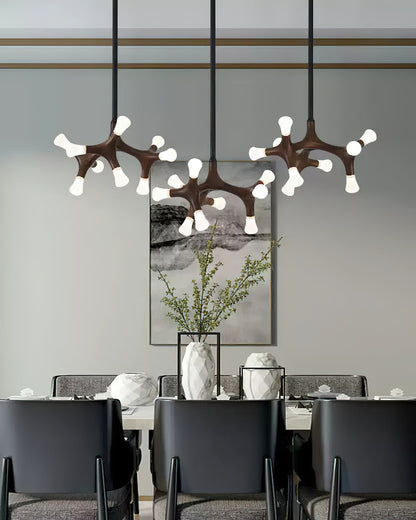 Flower Bone Gasolier Chandelier