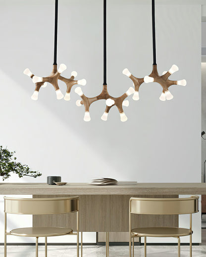 Flower Bone Gasolier Chandelier