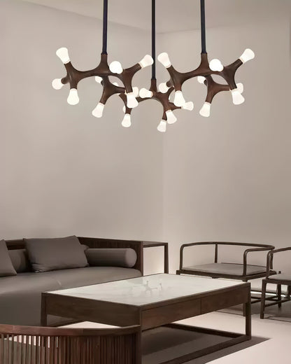 Flower Bone Gasolier Chandelier